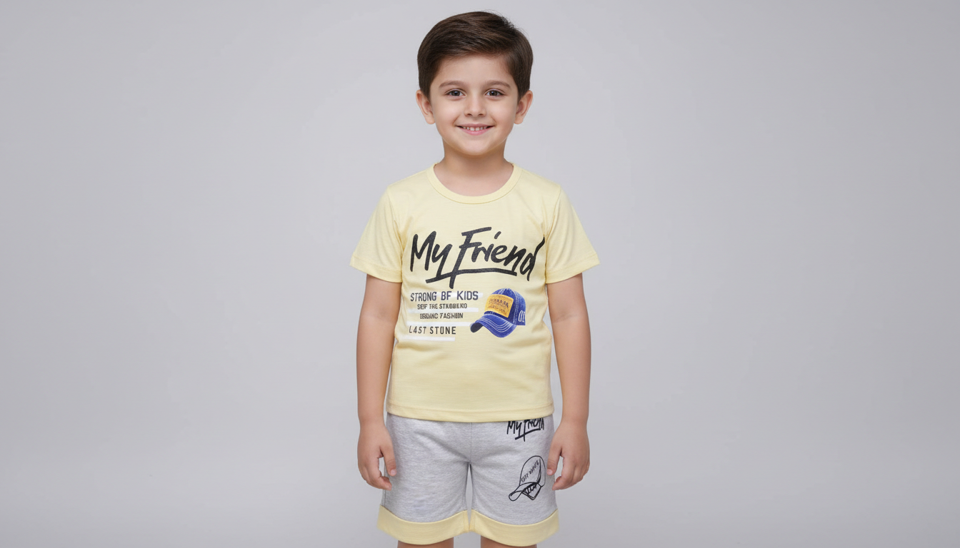 Baby boy shorts suits summer collection