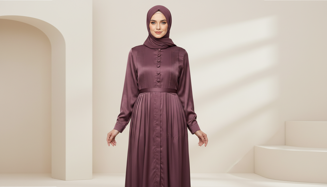 Frock Style Abaya With Stoller