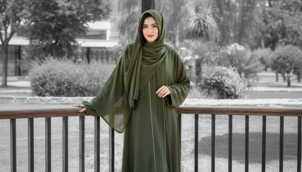 Kot design abaya with Stoller
