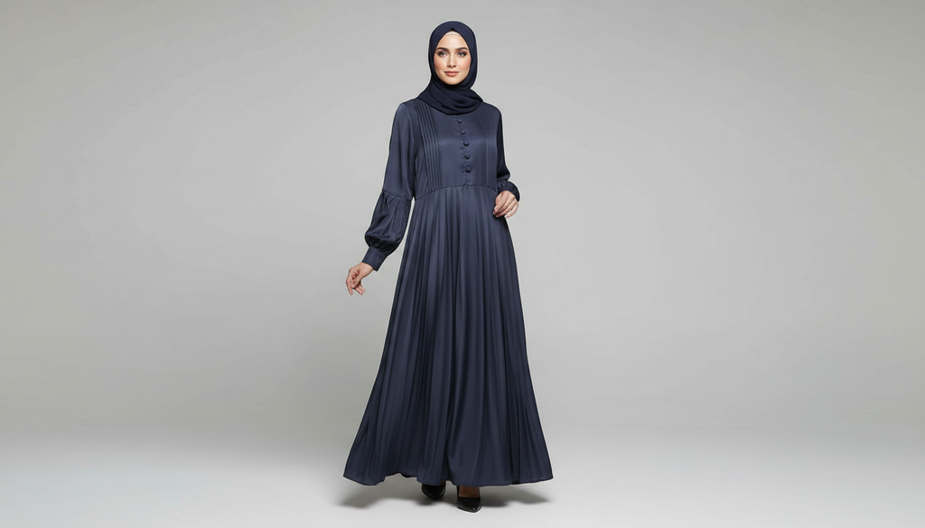 Frock Style Abaya With Stoller