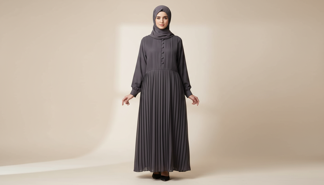Frock Style Abaya With Stoller