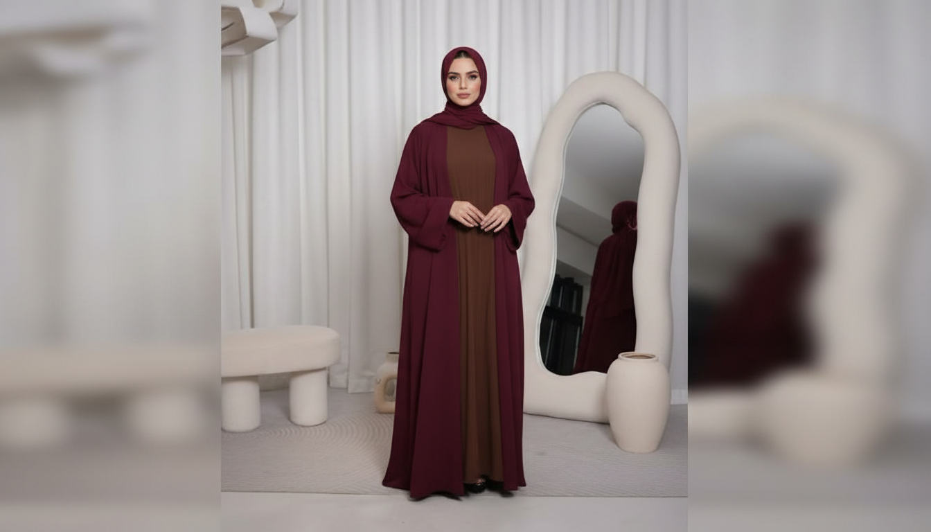 Kot design abaya with Stoller