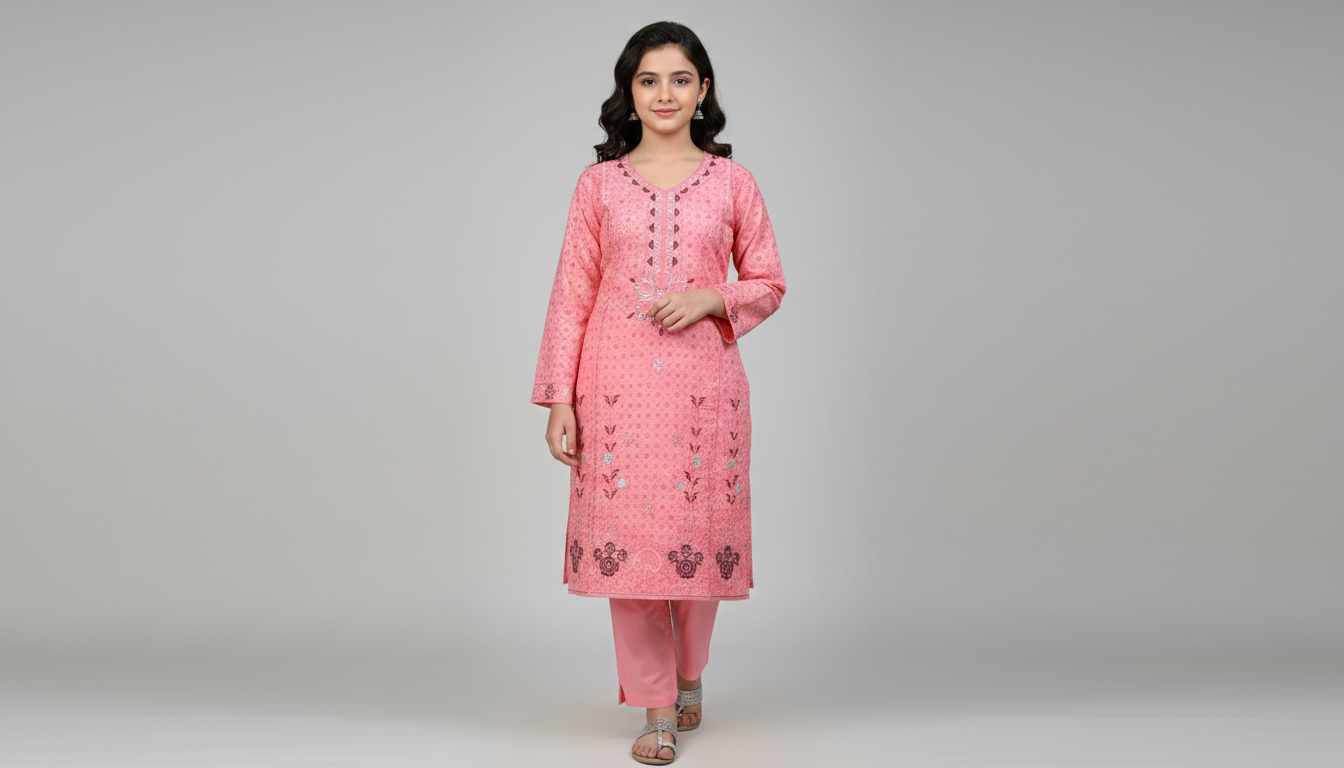 Cotton Embroidery Eid Collection 2 Piece